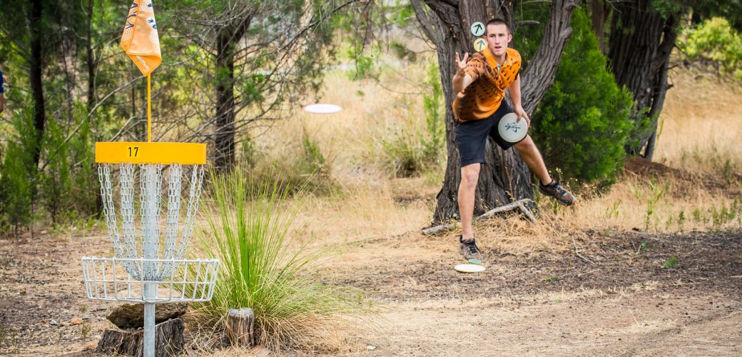 American Disc Golfer Ricky Wysocki at the 2015 Aussie Open