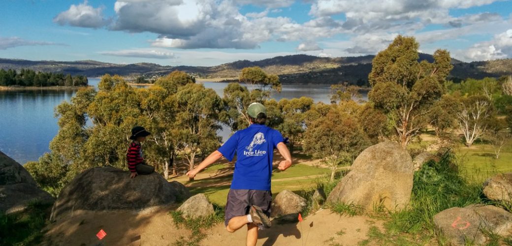 Jonathan Jonas at Jindabyne Disc Golf Course, NSW